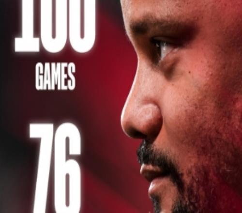 击败皇马取第76胜,拜仁官方祝贺孔帕尼达成执教百场里程碑