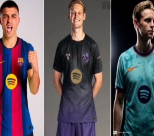 巴薩202627賽季第三球衣諜照：薄荷綠為主色調(diào)，預(yù)計8至9月發(fā)布