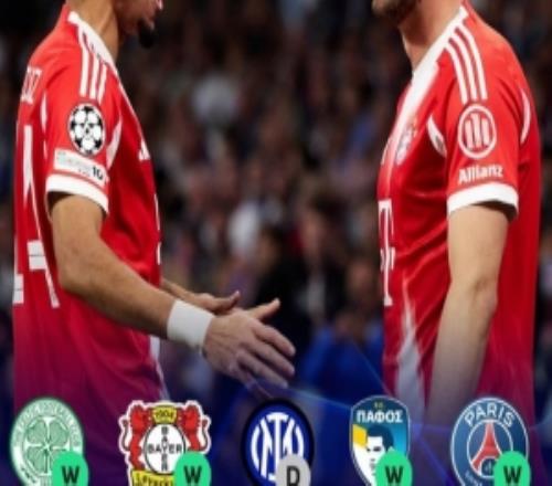 拜仁近9場歐冠客場戰(zhàn)績7勝1平1負(fù)，只輸給過阿森納