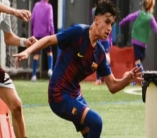 每體：巴薩U14小將胡安費(fèi)爾南德斯閱讀比賽能力極強(qiáng)且終結(jié)出色