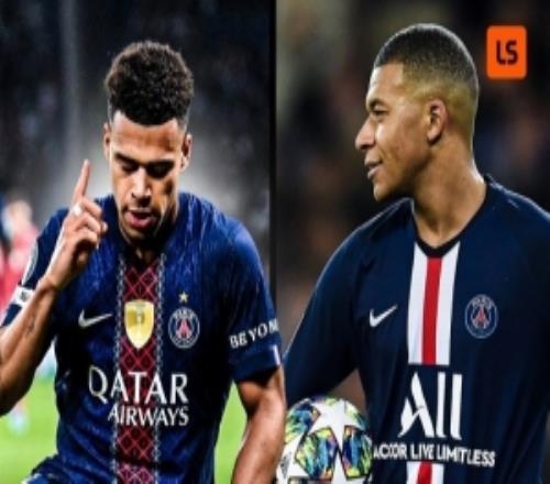 杜埃在歐冠已為巴黎打進10球，是姆巴佩后做到這一點的最年輕球員