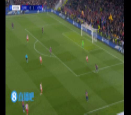 亚马尔外脚背直塞，拉什福德单刀过门将后左脚强行射门打在边网上