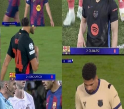 12红！最近10个赛季的欧冠比赛，巴萨是吃到红牌最多的球队