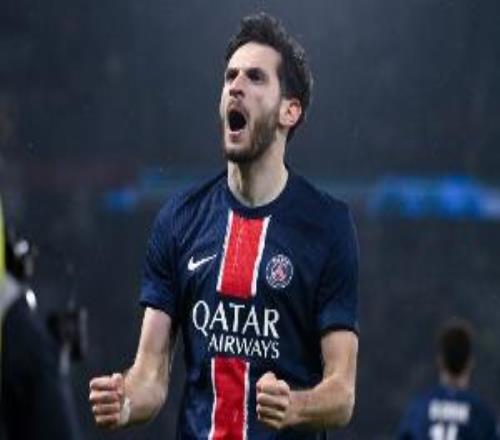 K77單賽季歐冠淘汰賽打進5球，法甲球員中僅少于姆巴佩