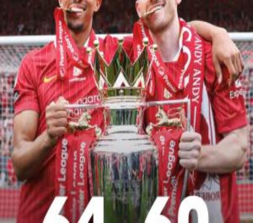 英超歷史后衛(wèi)助攻數(shù)前二：阿諾德64次，羅伯遜60次