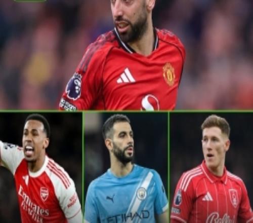 英超近期狀態(tài)榜：B費(fèi)壓加布里埃爾領(lǐng)跑，艾特努里、安德森在列