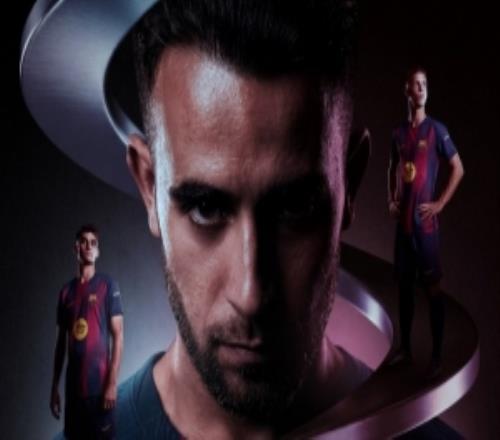 巴薩發(fā)布德比戰(zhàn)海報(bào)：埃里克加西亞C位，奧爾莫、馬丁出鏡