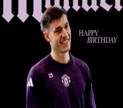 曼聯(lián)官方祝烏加特25歲生日快樂，球員加盟以來出戰(zhàn)68場2球6助
