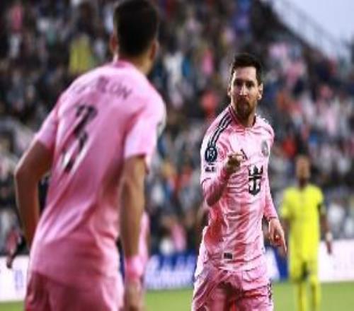 記者：梅西參與邁阿密國際今日訓練，前鋒阿連德依然缺席