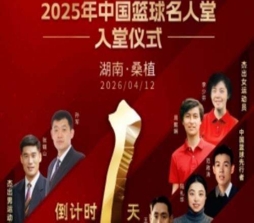 倒計(jì)時(shí)1天！4月12日15002025年中國(guó)籃球名人堂入堂儀式！
