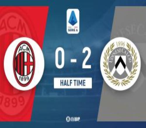 半場(chǎng)AC米蘭0射正02烏迪內(nèi)斯埃克勒卡姆破門(mén)巴爾泰薩吉烏龍