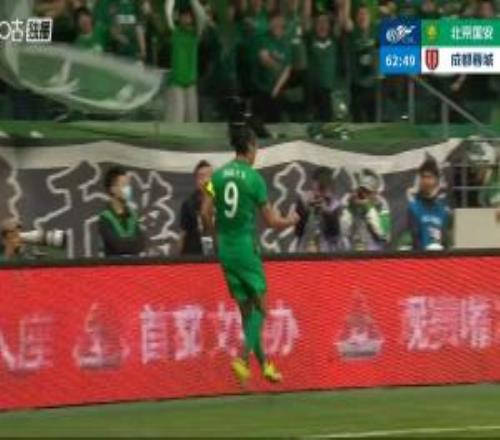 賽季第4球！張玉寧替補建功頭球破門！國安10領先蓉城