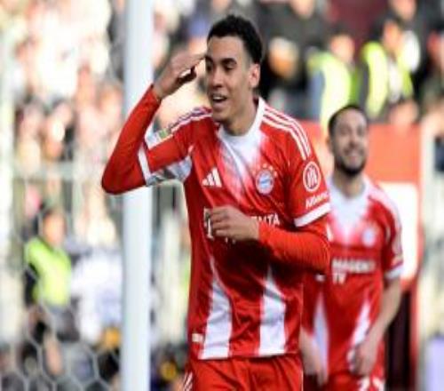 奪冠在望！拜仁50圣保利剩5輪領先12分+破進球紀錄穆西亞拉傳射