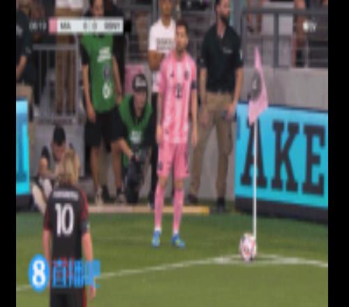 吐餅！梅西邊路扣球過人隨后橫傳，貝爾特拉梅門前搶點(diǎn)掃射踢呲