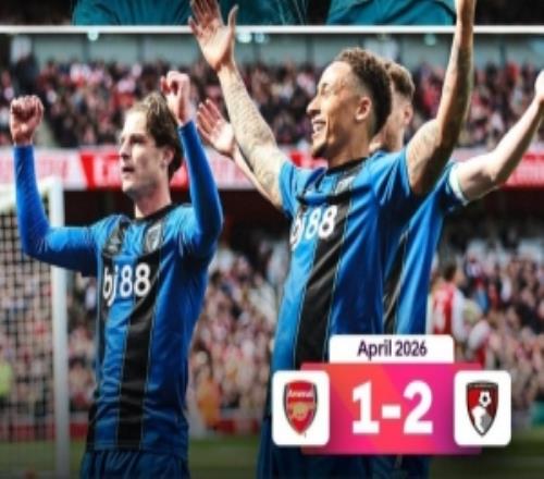 英超官方曬伯恩茅斯連續(xù)客勝阿森納：同樣的比分，相隔11個月