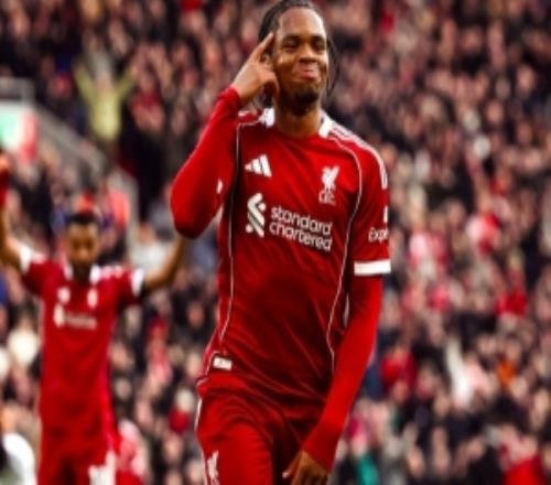 2射2正進(jìn)1球+2關(guān)鍵傳球！官方：恩古莫哈當(dāng)選利物浦本場(chǎng)隊(duì)內(nèi)最佳