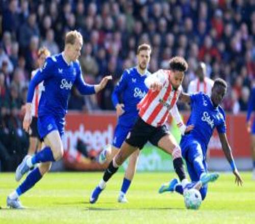 布倫特福德22埃弗頓霍爾失單刀+91分鐘絕平伊戈爾蒂亞戈雙響