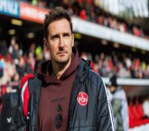 僅排德乙第九！克洛澤不滿紐倫堡表現(xiàn)：心累，球隊(duì)沒有表現(xiàn)出活力