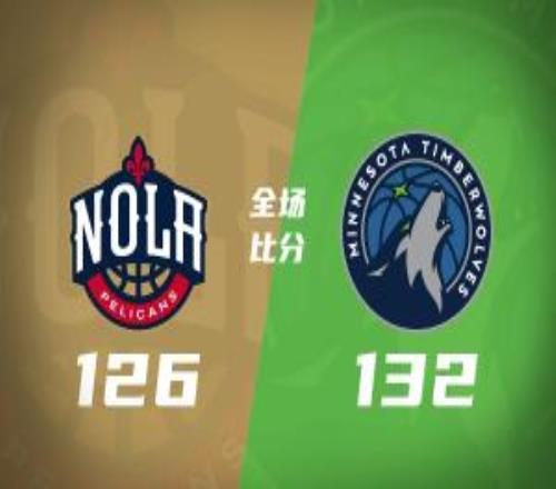 森林狼力克鵜鶘華子等5人輪休費爾斯36+10奎因30+22