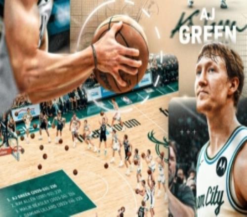 超越雷阿倫！AJ格林本季命中232記三分加冕雄鹿單賽季三分王