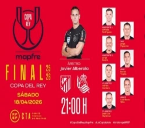 國(guó)王杯決賽馬競(jìng)VS皇社裁判安排：哈維爾阿韋洛亞執(zhí)法