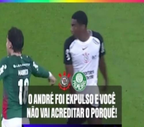 科林蒂安球員安德烈因不雅動作被罰下，近3輪該隊2名球員因此染紅