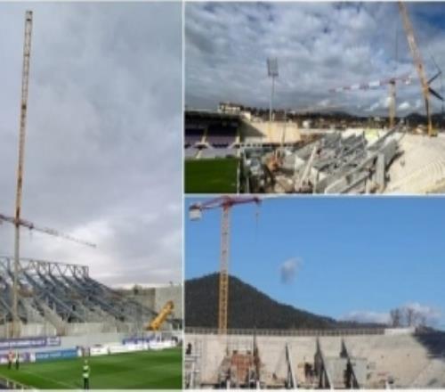 羅體：佛羅倫薩主場正在改造看臺(tái)，但場內(nèi)的塔吊引發(fā)安全擔(dān)憂