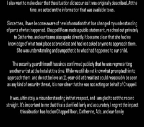 若日尼奧澄清妻女與歌手矛盾：存在誤會(huì)，不是她讓安保威脅我家人