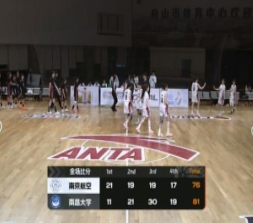 CUBAL女籃南昌大學(xué)擊敗南京航空鐘靜彤32+6夏瑜蔓29+6