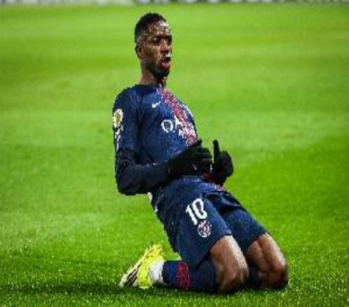 金球先生，登貝萊近14場歐冠淘汰賽參與12球，兩次客戰(zhàn)紅軍進(jìn)3球