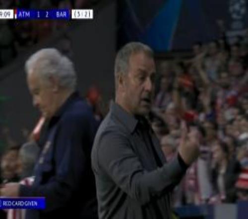 這...埃里克加西亞直紅下場！巴薩兩回合對馬競?cè)坑腥巳炯t