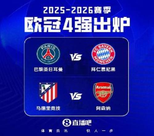 近十年歐冠四強：皇馬進6次奪4冠！巴黎5次拜仁4次馬競阿森納2次