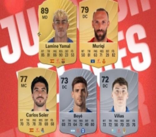 西甲4月最佳候選5人名單：亞馬爾領(lǐng)銜，索萊爾、穆里奇在列