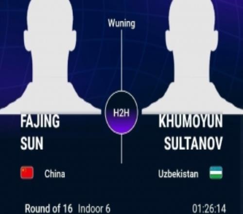 孫發(fā)京直落兩盤輕取蘇丹諾夫，晉級ATP武寧挑戰(zhàn)賽八強(qiáng)