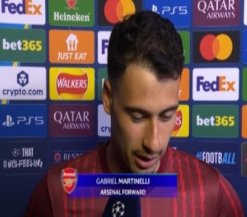 雙線爭(zhēng)冠的壓力馬丁內(nèi)利：身在阿森納已經(jīng)習(xí)慣了，先享受勝利吧