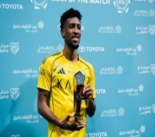 打入制勝球，官方：科曼當(dāng)選利雅得勝利10達(dá)曼協(xié)作全場最佳