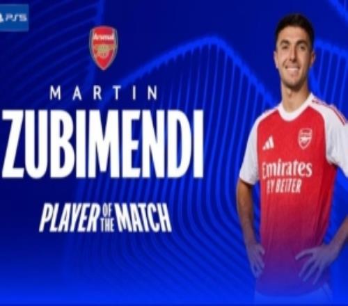 2關鍵傳球2解圍4搶斷，蘇維門迪當選阿森納00葡體一役全場最佳