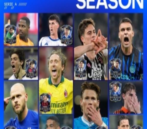 F26意甲賽季最佳陣容提名：勞塔羅、霍伊倫、魔笛、帕斯在列