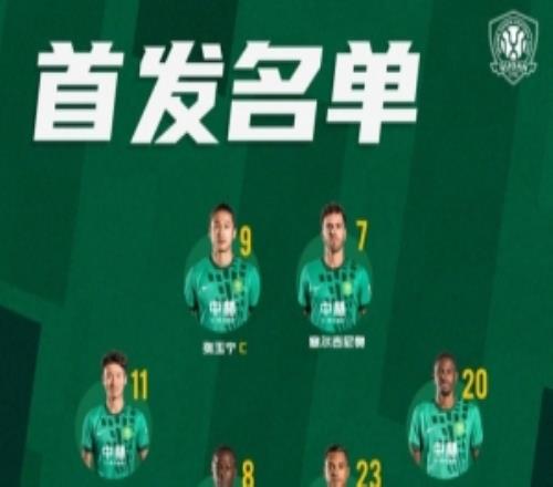 北京國安今日首發(fā)為了共同的理想，永遠(yuǎn)不放棄！