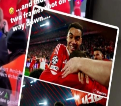 奧利塞進(jìn)球引發(fā)拜仁球迷沖場(chǎng)，攝影師在慶祝中受輕傷但仍堅(jiān)持拍攝