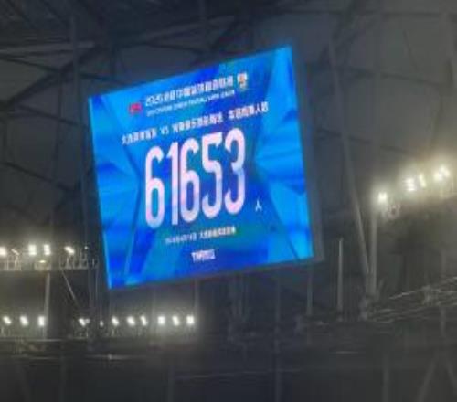 持續刷榜！中超本輪英博vs河南的比賽上座觀眾61653人