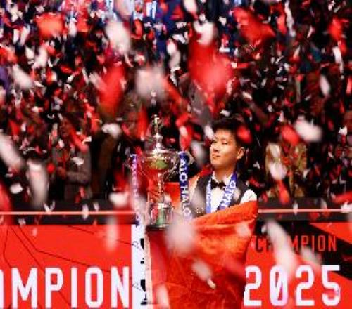 趙心童穩(wěn)?。∷怪Z克世錦賽衛(wèi)冕冠軍已連續(xù)兩屆止步首輪