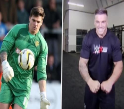 英媒：前英格蘭門(mén)將曾轉(zhuǎn)行WWE做摔跤手，兼職男模登上時(shí)尚雜志