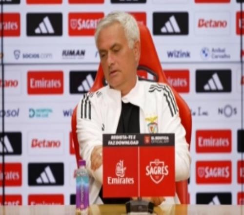 本菲卡葡超至今不敗但排名第3，穆帥：寧愿輸一兩場但少一些平局