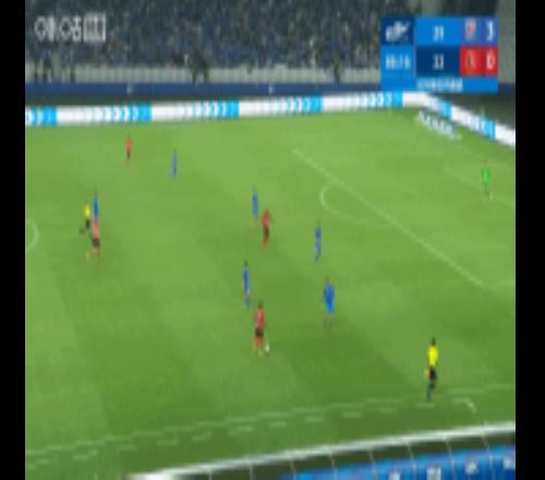 遼寧鐵人扳回一球暫13！陳彬彬傳中，后點(diǎn)的田玉達(dá)頭球破門