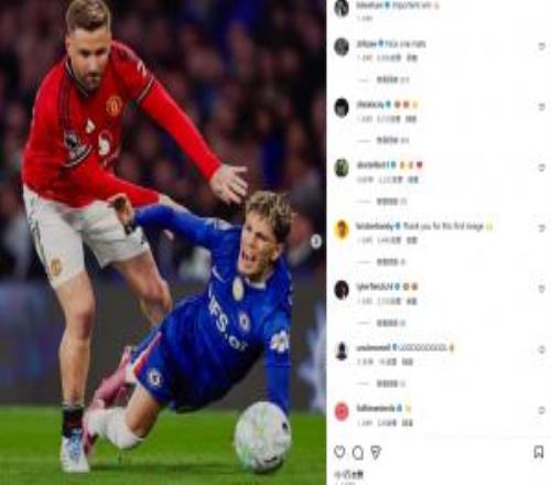 盧克肖賽后曬照首圖為與加納喬同框，后者狼狽倒地