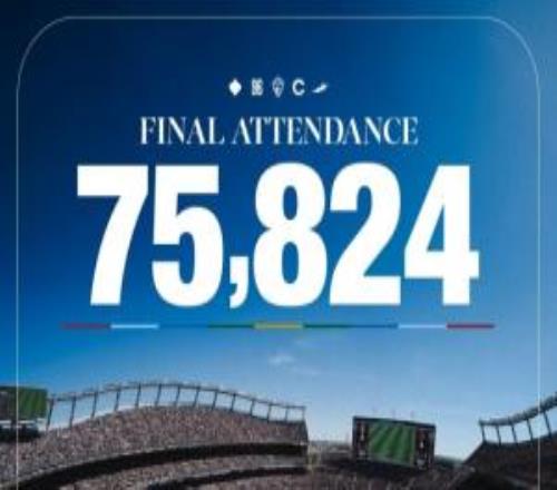 全聯(lián)賽歷史第二高！科羅拉多官方：迎戰(zhàn)邁阿密比賽上座75824人