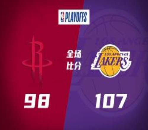 湖人全場壓制火箭10肯納德新高27分老詹19+8+13申京19中6