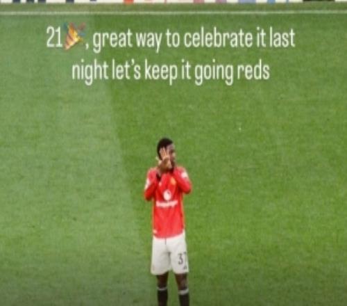 生日夜擊敗藍(lán)軍！梅努社媒曬照：以很棒的方式慶祝自己21歲生日