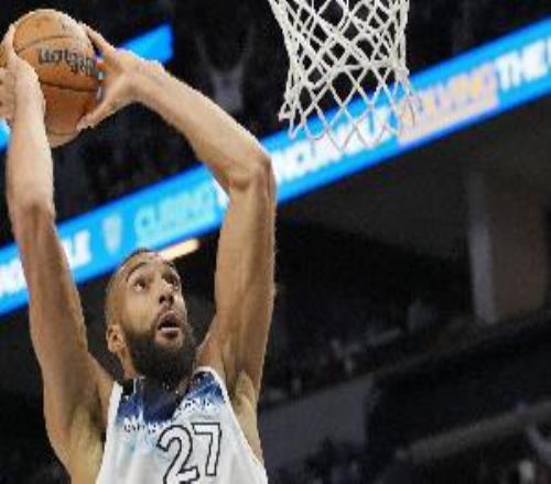 今天確實(shí)值兩億！戈貝爾出戰(zhàn)38分鐘9中8砍17+10罰球5中1美中不足